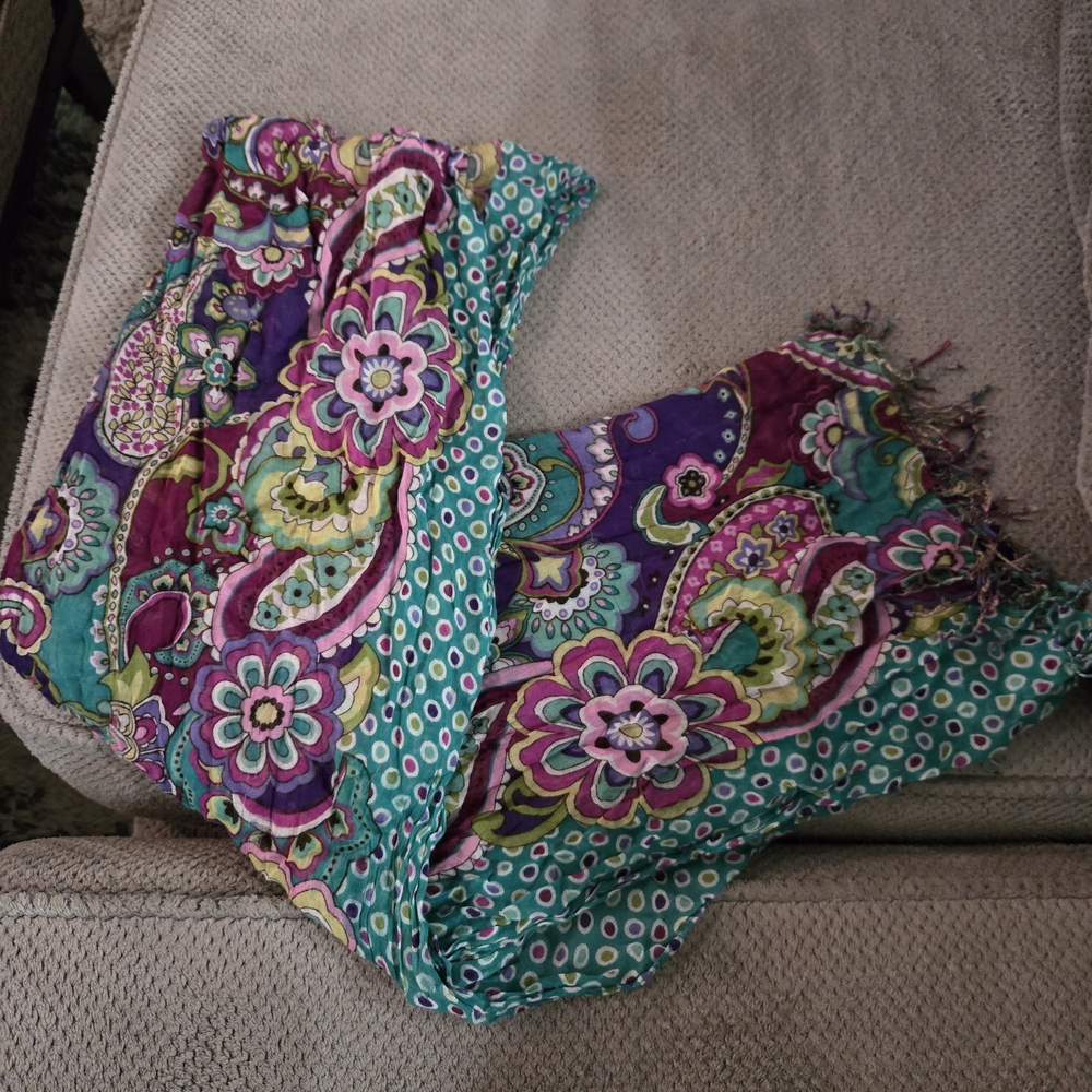 Vera Bradley Multicolor Floral Scarf